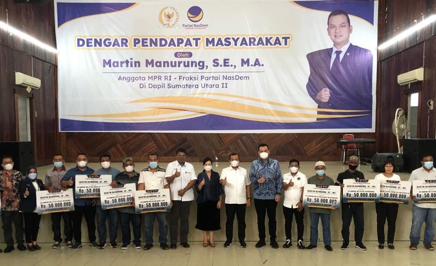 Martin Bantu Nelayan Sibolga Senilai Rp500 Juta